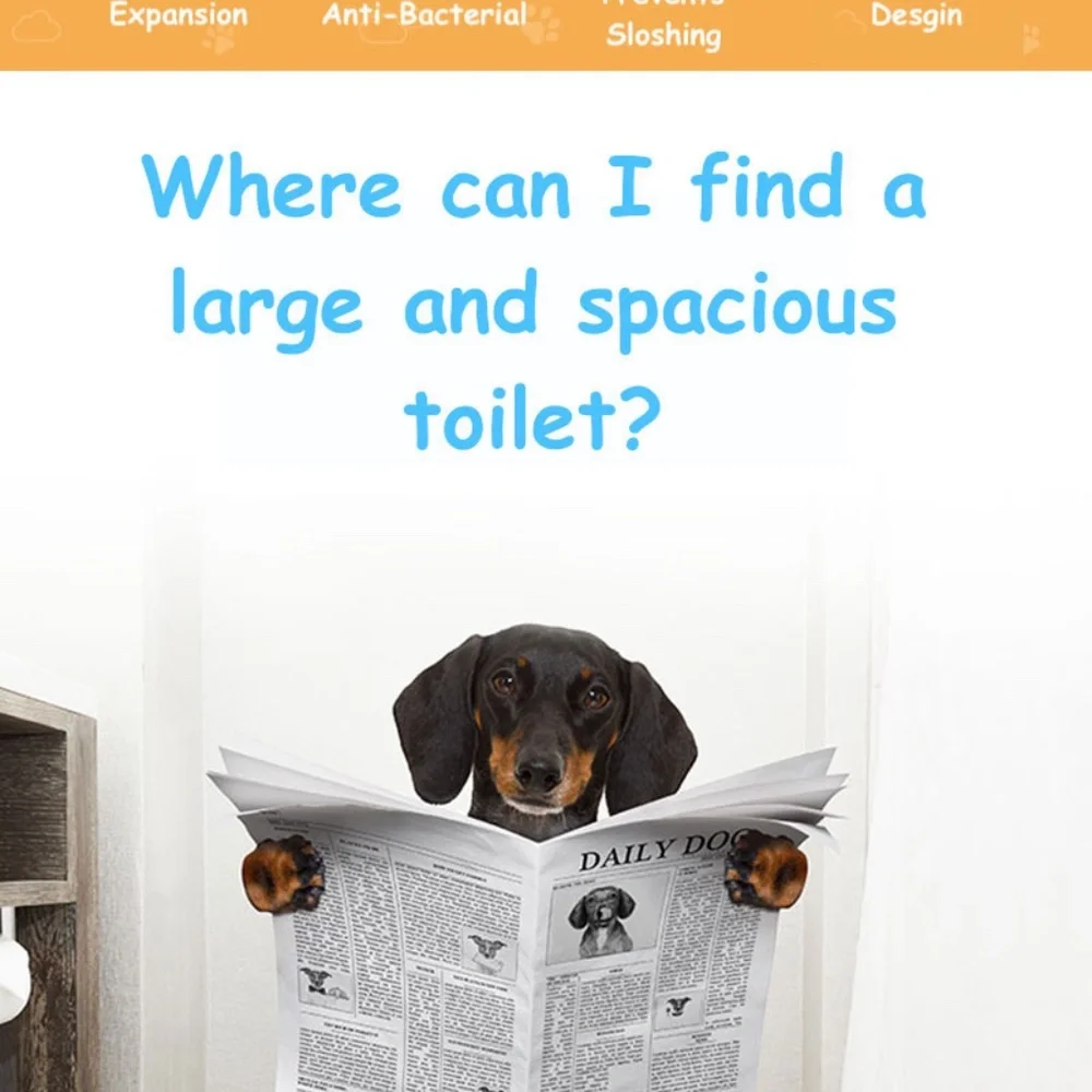 Indoor Dog Pet Puppy Potty Training Toilet Tray Pad Holder - Giant Size